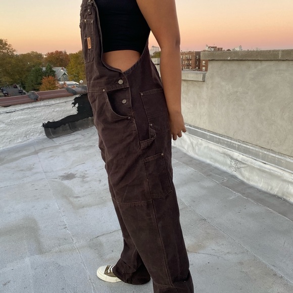Carhartt brown overalls - Picture 2 of 6